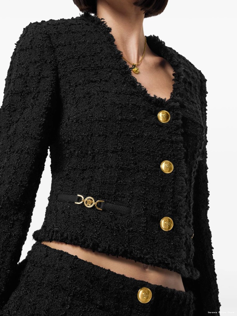 Cheap jacket Women cropped Heritage Versace tweed 0408